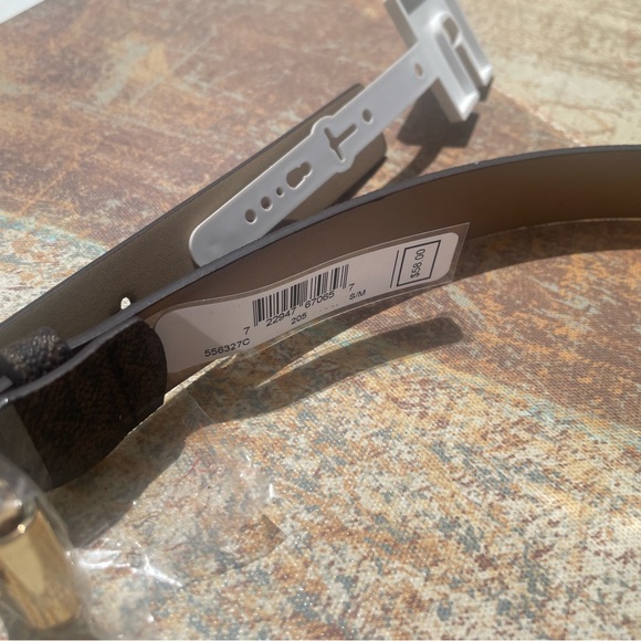 Michael Kors Brown and Black Belt Bag with Monogram Print - Picture 2 of 9